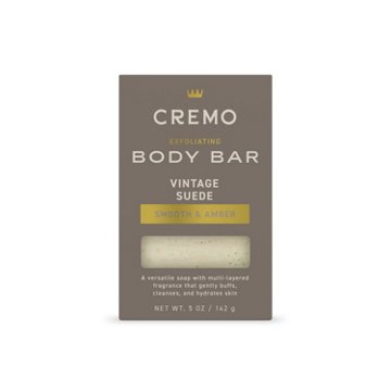 Cremo Exfoliating Body Bar - Vintage Suede
