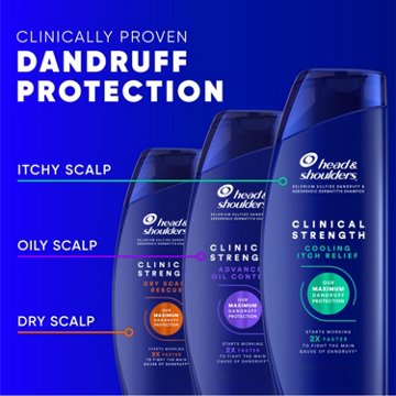 Head & Shoulders Clinical Strength Dry Scalp Rescue Shampoo, 2 Pk