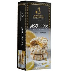 Biscotti Tsoungari Bisqueens Cocoa Crinkle Cookies, 6.3 oz