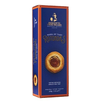 Biscotti Tsoungari Bisqueens Cocoa Crinkle Cookies, 6.3 oz