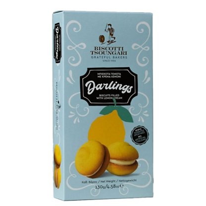 Biscotti Tsoungari Bisqueens Cocoa Crinkle Cookies, 6.3 oz