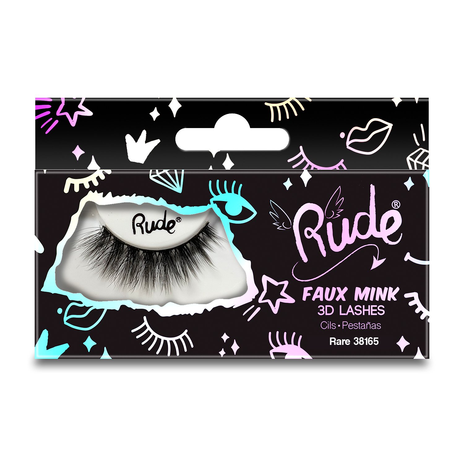 Rude Cosmetics Faux Mink 3D Lashes - Rare - Shop False eyelashes at H-E-B