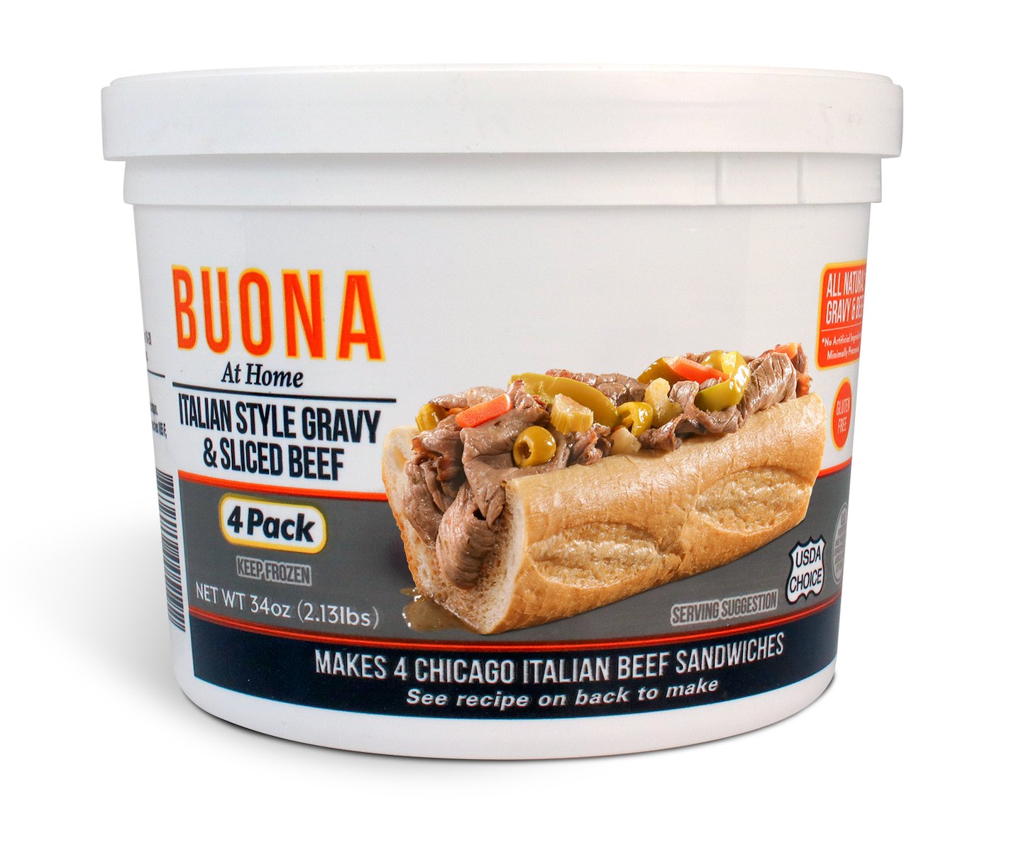 Buona At Home Italian Style Gravy & Sliced Beef - Shop Entrees & sides ...