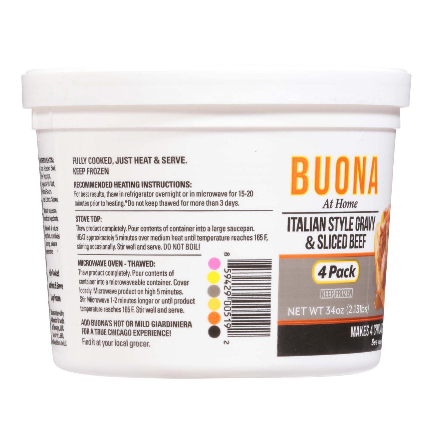 Buona At Home Italian Style Gravy & Sliced Beef; image 3 of 3