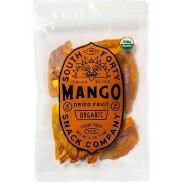 South Forty Snack Company Organic Dried Mango - Thick Slice