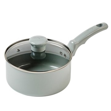 T-fal Essentials Ceramic Saucepan - Grey, 3 qt