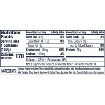 :ratio 25g Protein Strawberry Cheesecake Dairy Snack