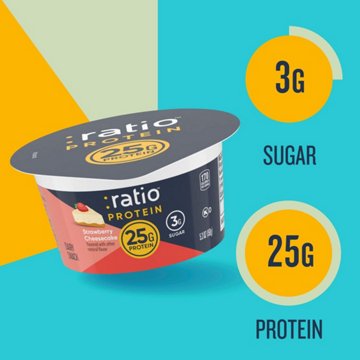 :ratio 25g Protein Strawberry Cheesecake Dairy Snack, 5.3 oz
