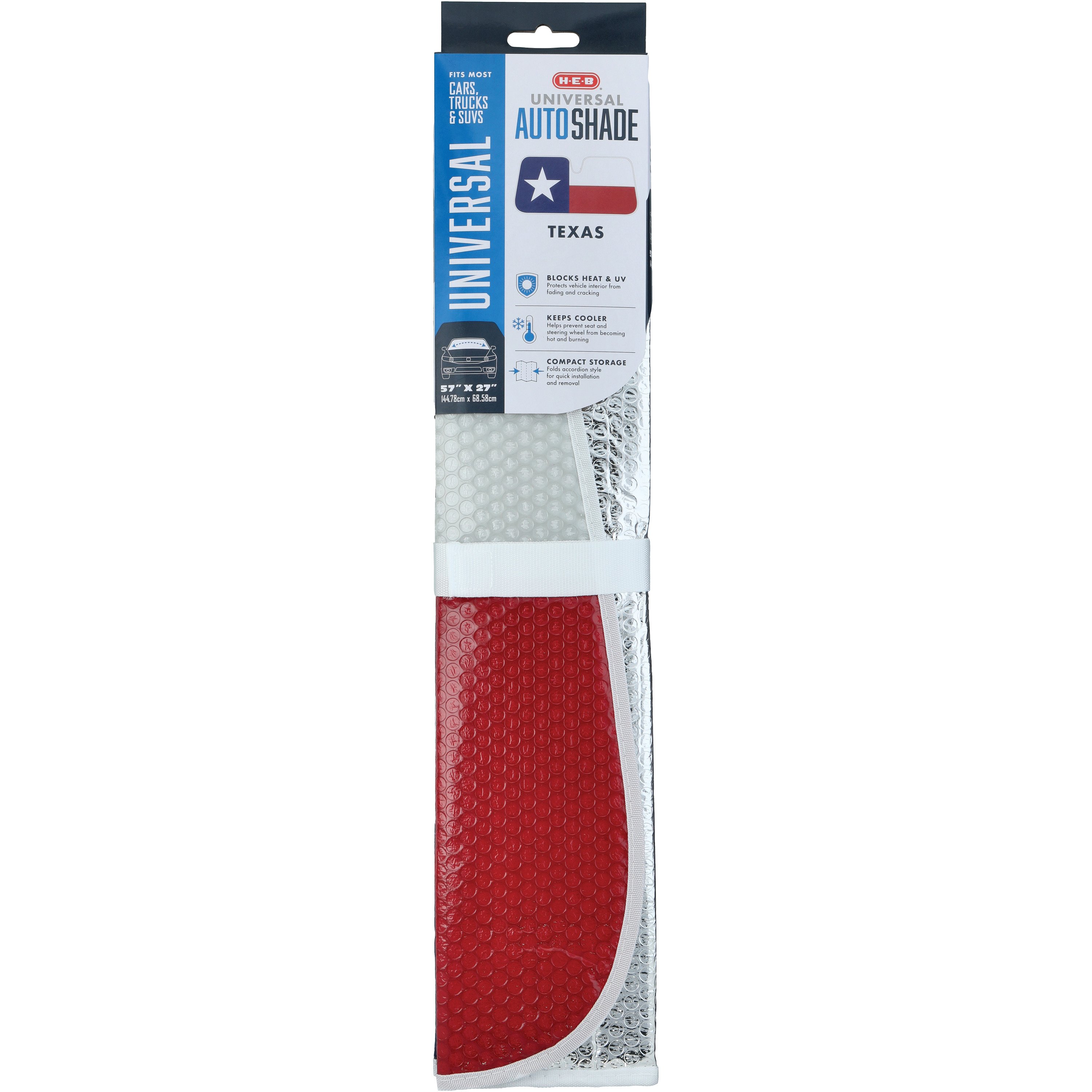 H-E-B Texas Flag Auto Sun Shade - Shop Car accessories at H-E-B
