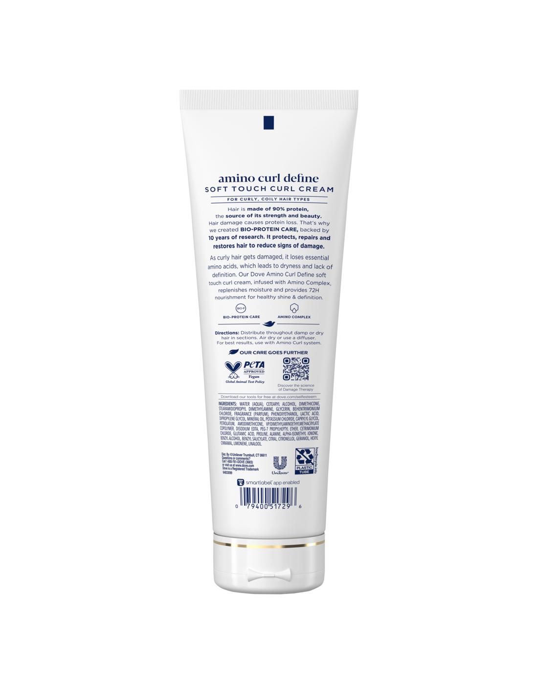 Dove Amino Curl Define Damage Therapy Soft Touch Gel Cream; image 4 of 5