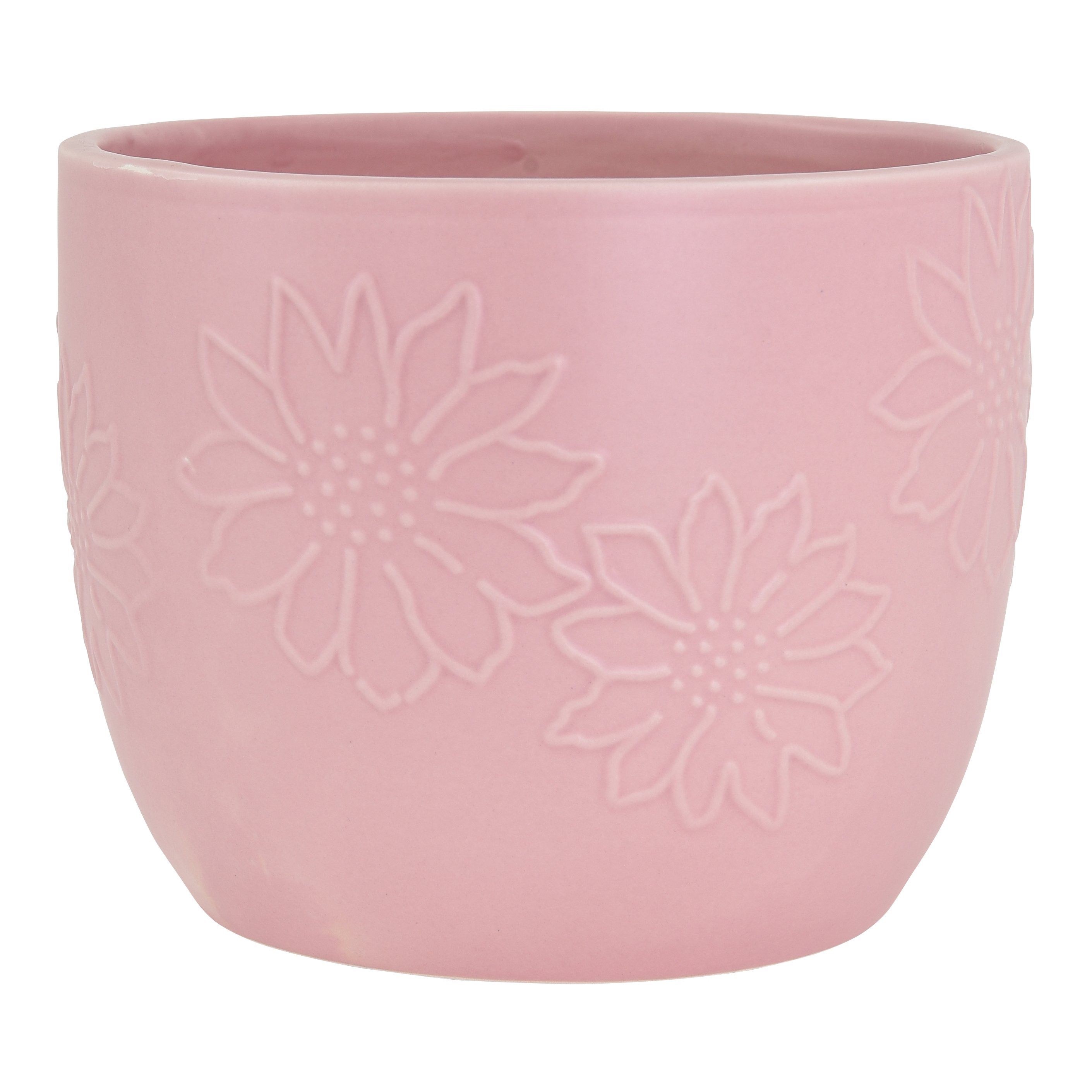 Giftwares Company Flower Embossed Ceramic Pot - Pink - Shop Seasonal ...