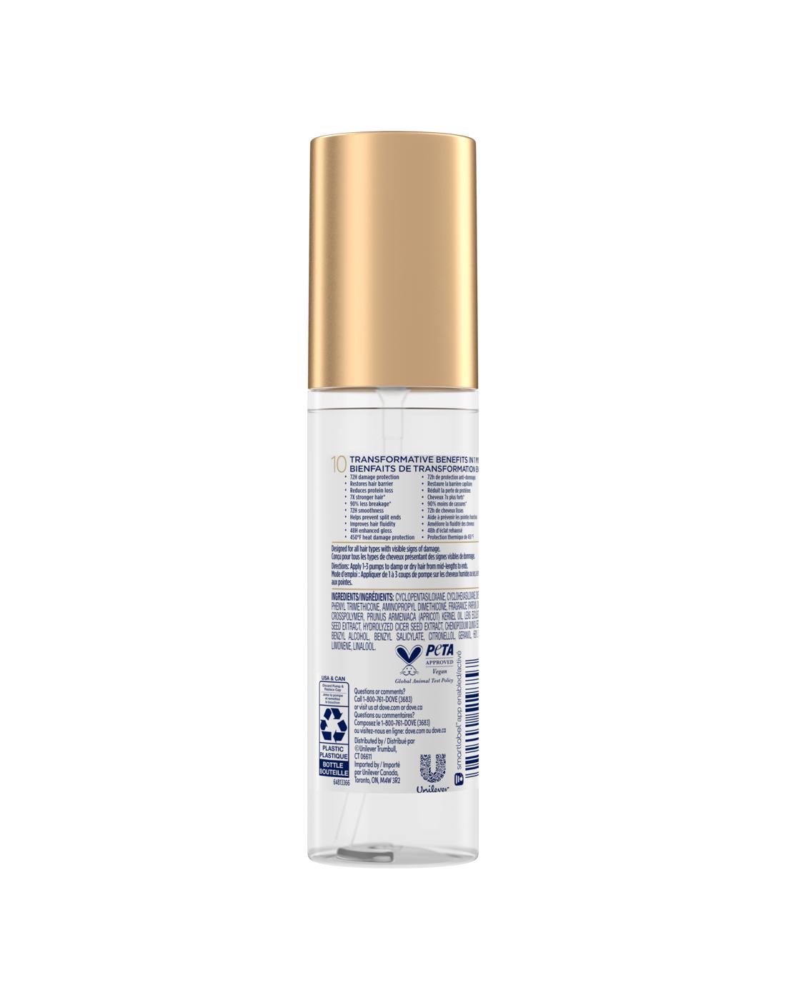 Dove Intensive Repair 10-in-1 Amino Serum with Bio-Protein Care; image 2 of 2