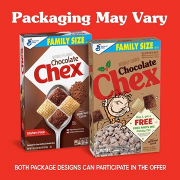 General Mills Chocolate Chex Cereal -  Family Size