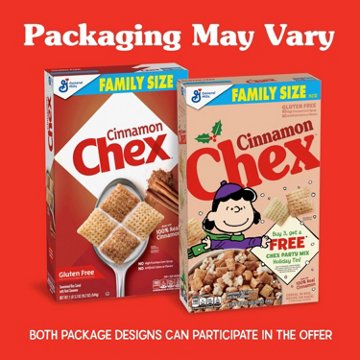 General Mills Cinnamon Chex Cereal - Family Size
