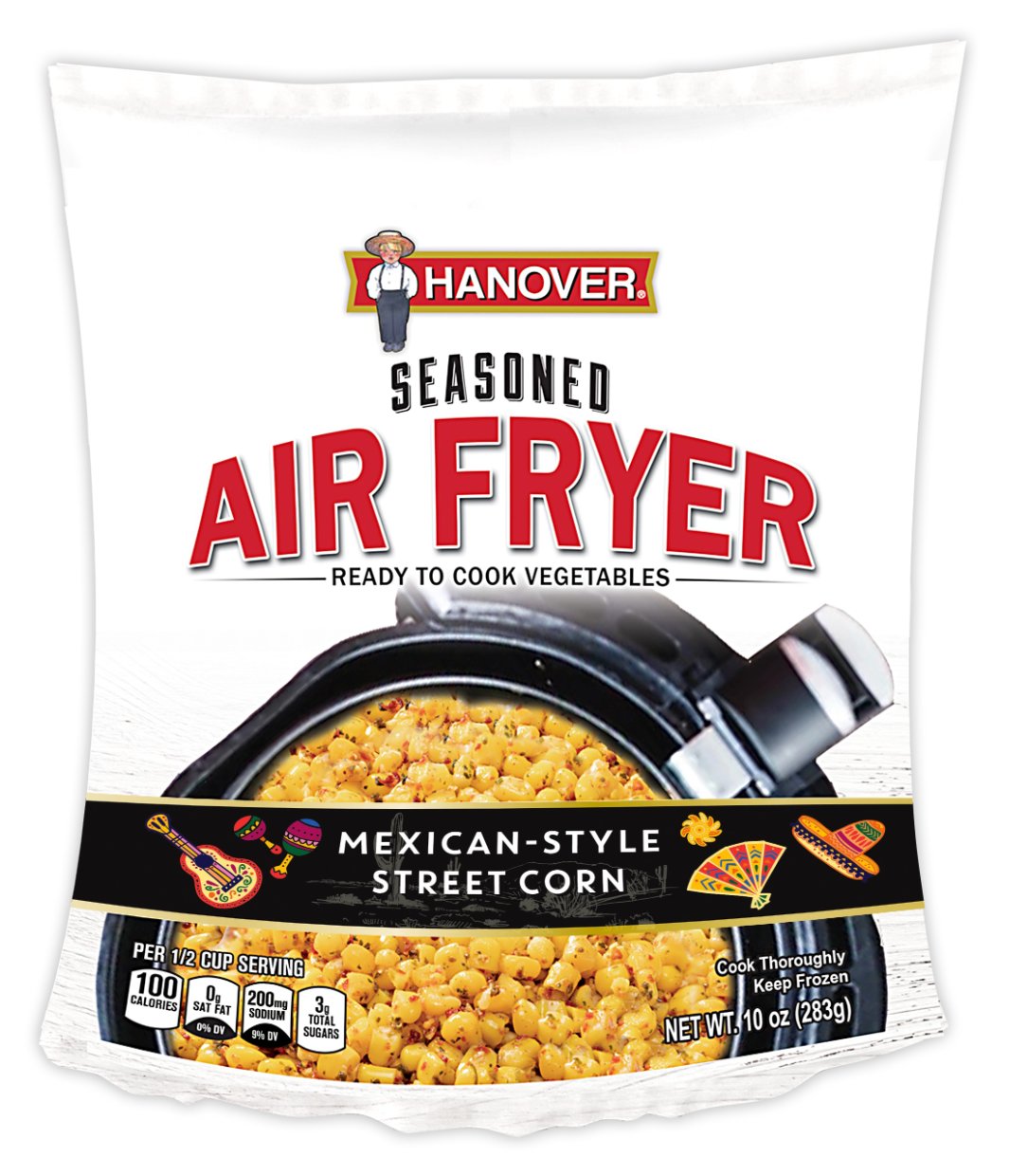 Hanover Seasoned Air Fryer Mexican-Style Street Corn, 10 oz