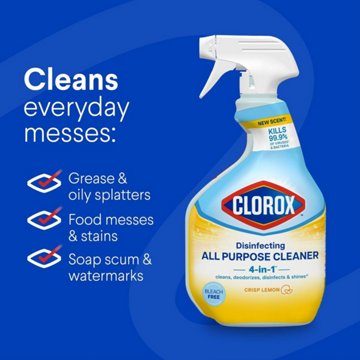 Clorox Disinfecting All Purpose Cleaner Spray - Crisp Lemon, 32 oz