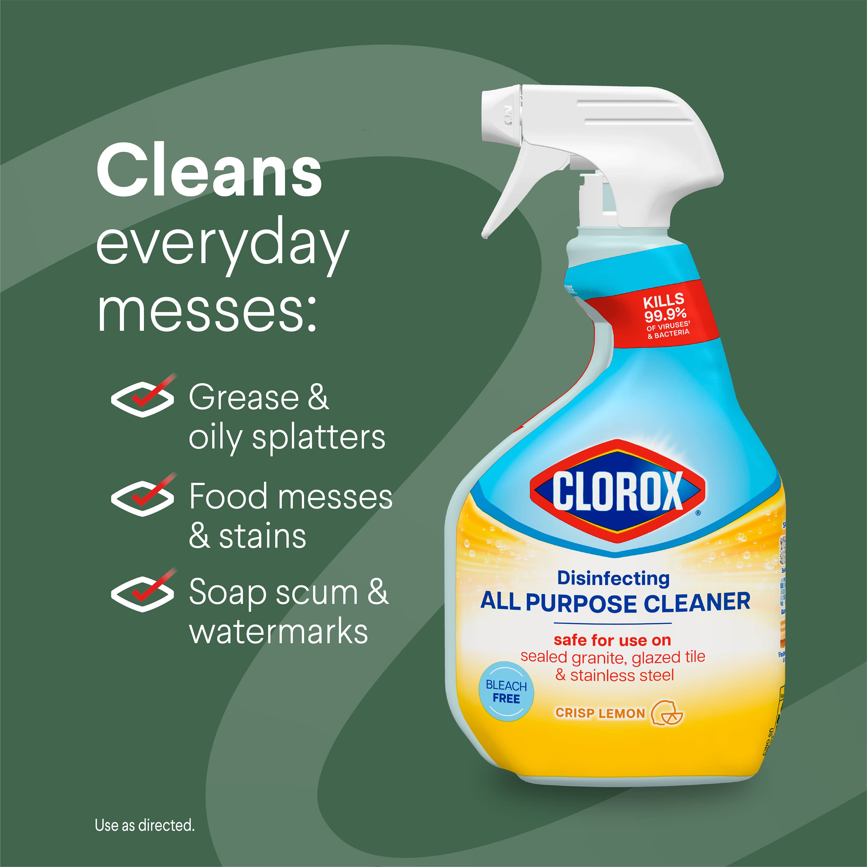 Clorox Disinfecting All Purpose Cleaner Spray - Thumbnail 5