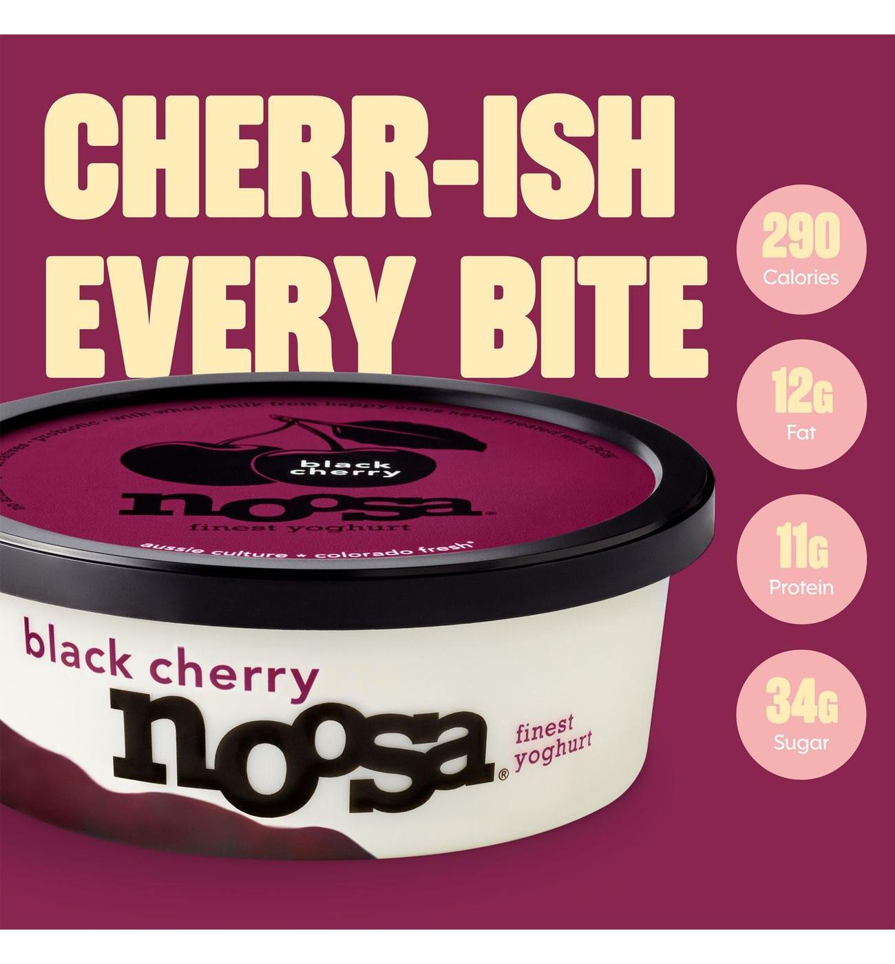 Noosa Black Cherry Yoghurt; image 4 of 7