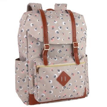 Emma & Chloe Floral Print Backpack, 17"