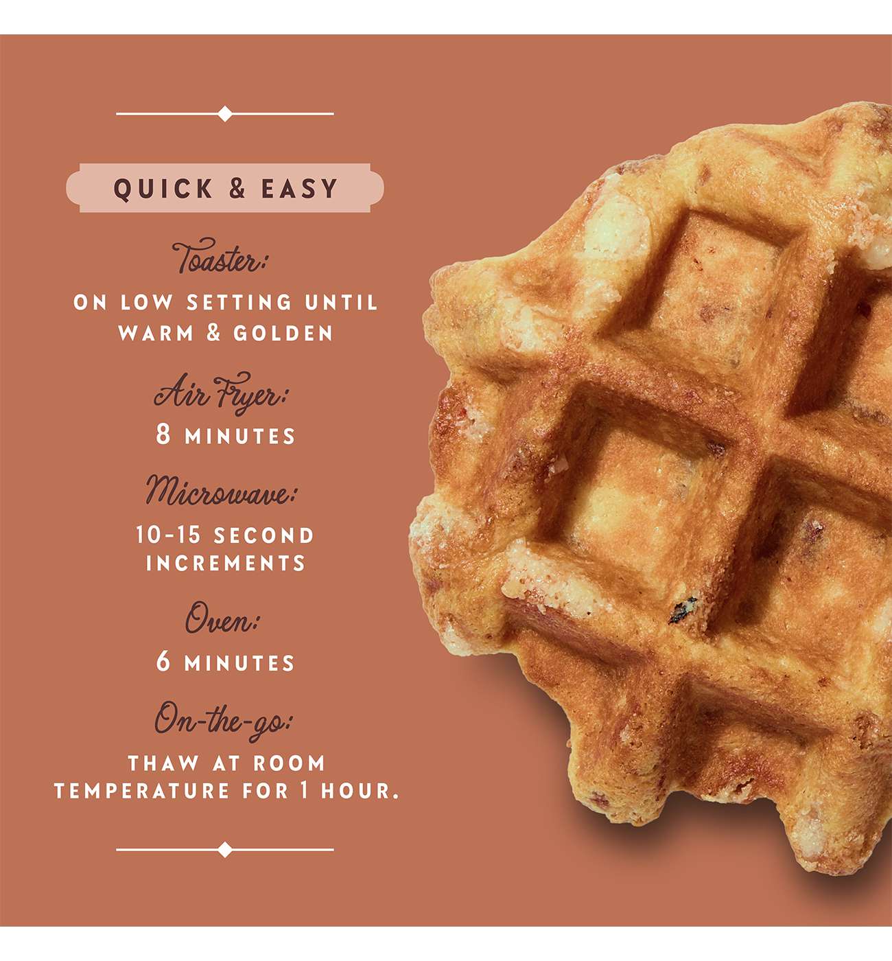 Central Market Frozen Liège Style Waffles - Vermont Maple; image 3 of 6