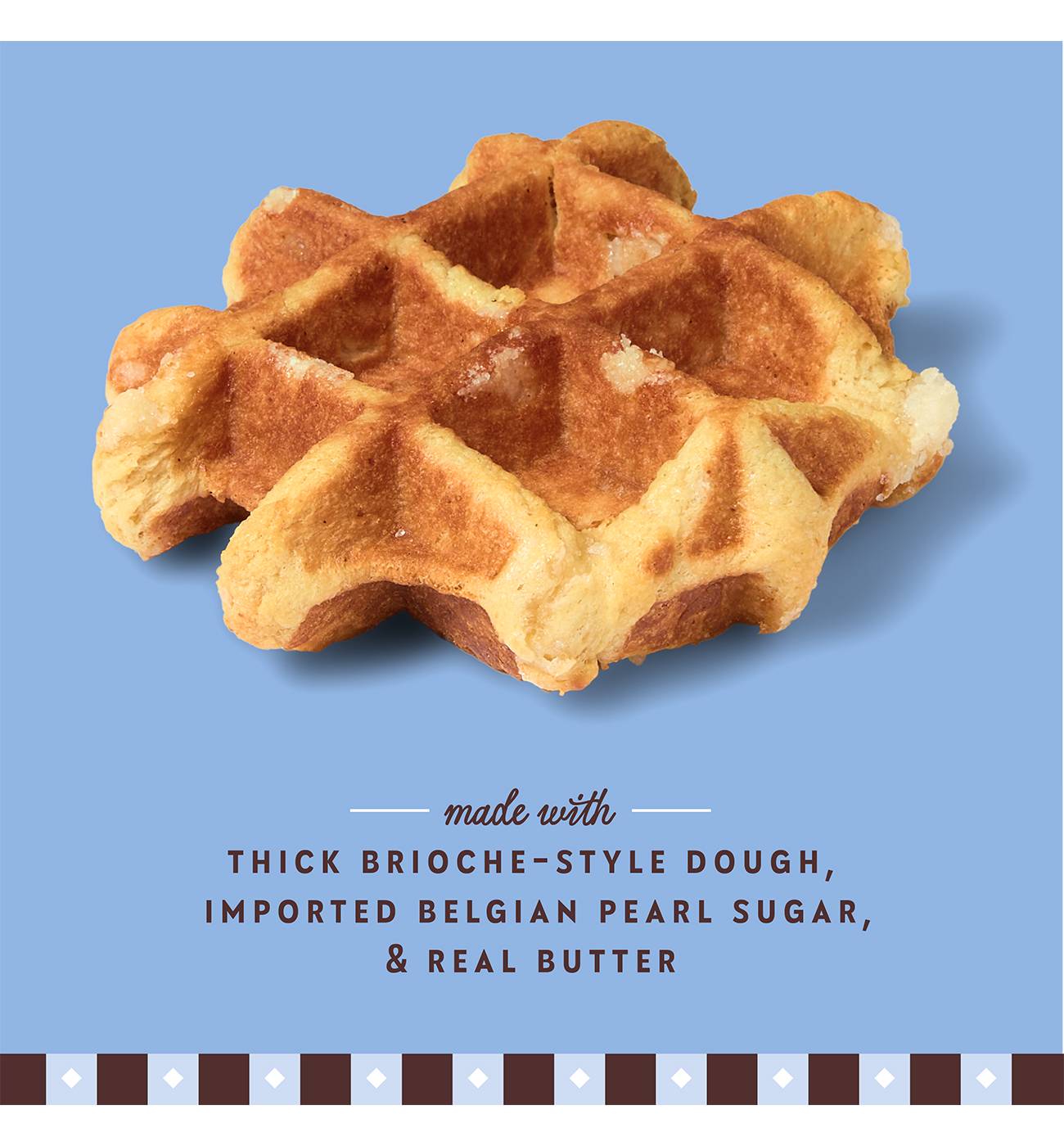 Central Market Frozen Liège Style Waffles - Tahitian Vanilla; image 4 of 6