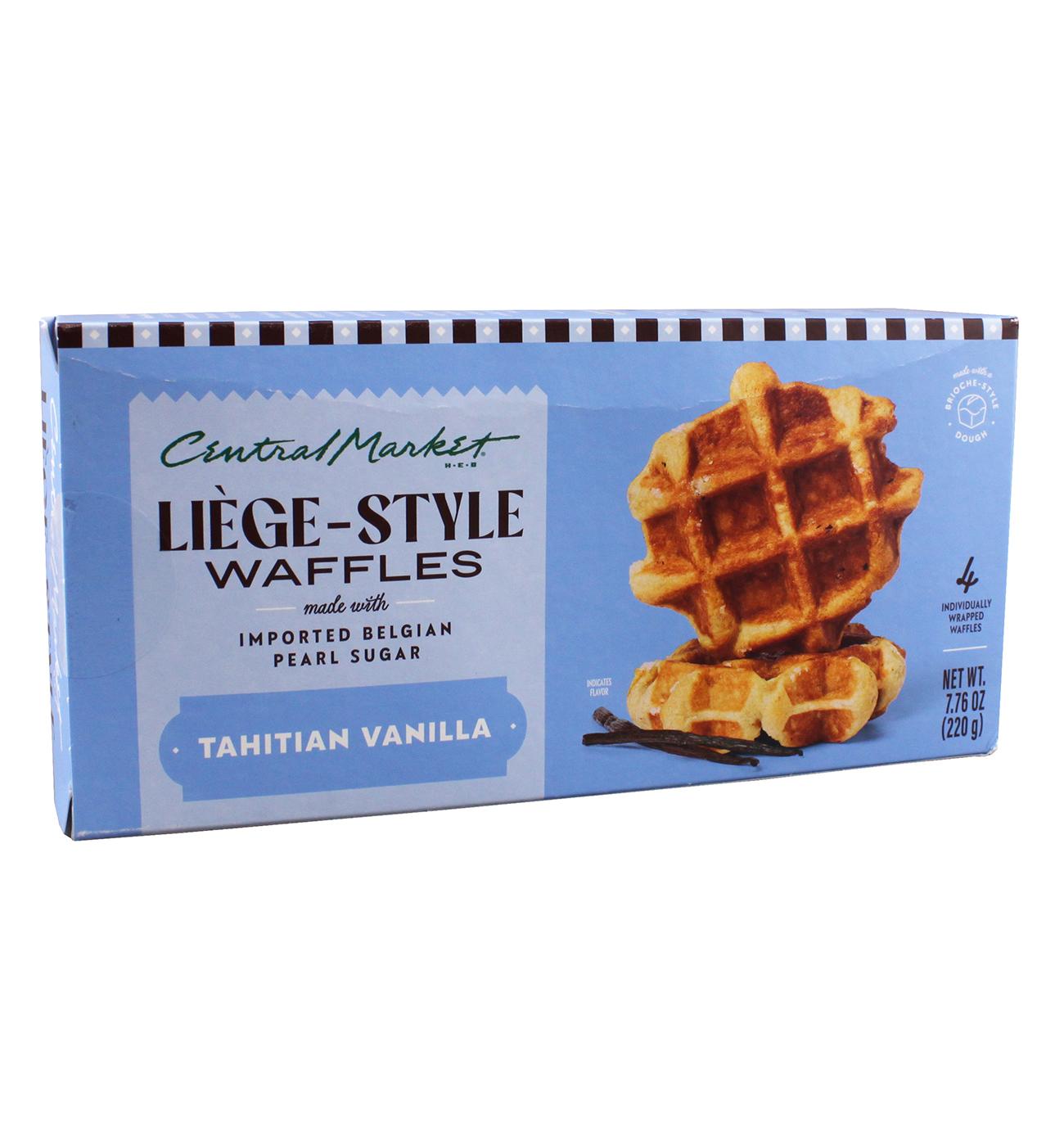 Central Market Frozen Liège Style Waffles - Tahitian Vanilla; image 6 of 6