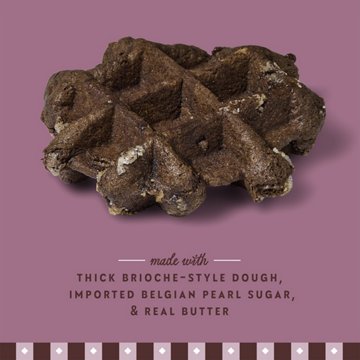 Central Market Frozen Liège Style Waffles - Dutch Cocoa