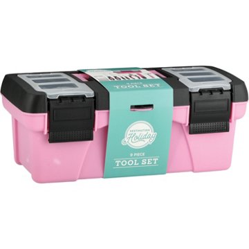 Destination Holiday Tool Set - Pink, 9 pc