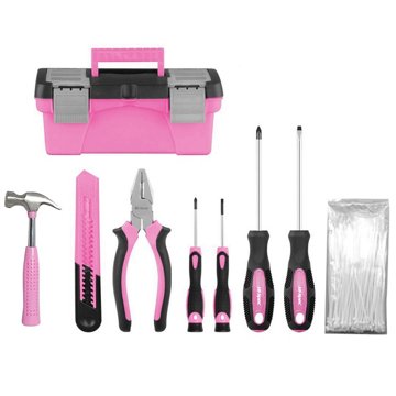Destination Holiday Tool Set - Pink, 9 pc