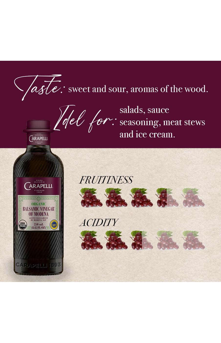 Carapelli Organic Balsamic Vinegar of Modena; image 5 of 10