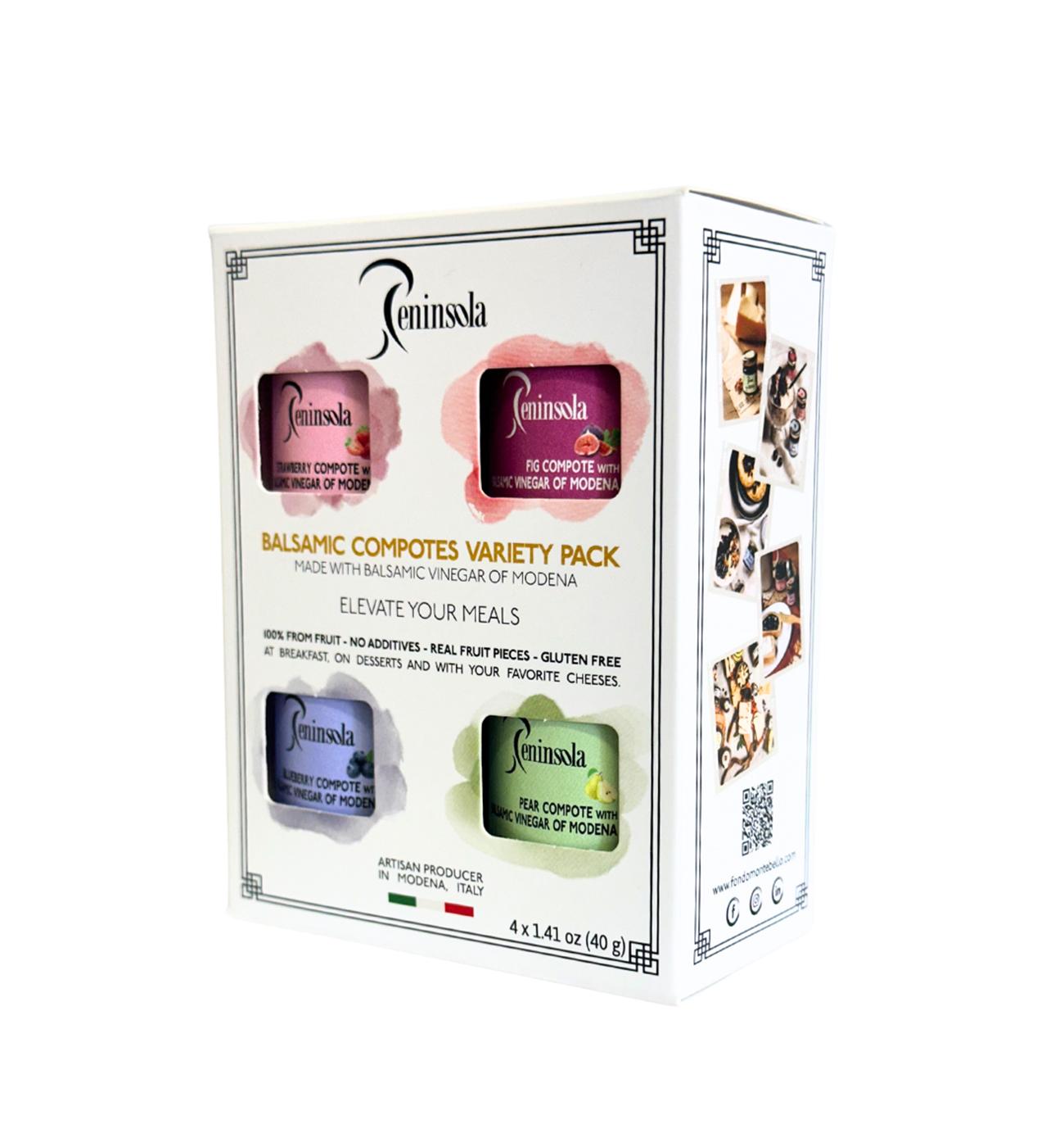 Peninsola Balsamic Compotes Variety Pack - Strawberry, Pear, Fig & Blueberry; image 6 of 6