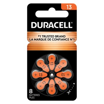 Duracell Size 13 Easy Tab Hearing Aid Batteries