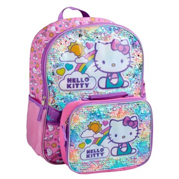 Hello Kitty Backpack Set, 5 pc