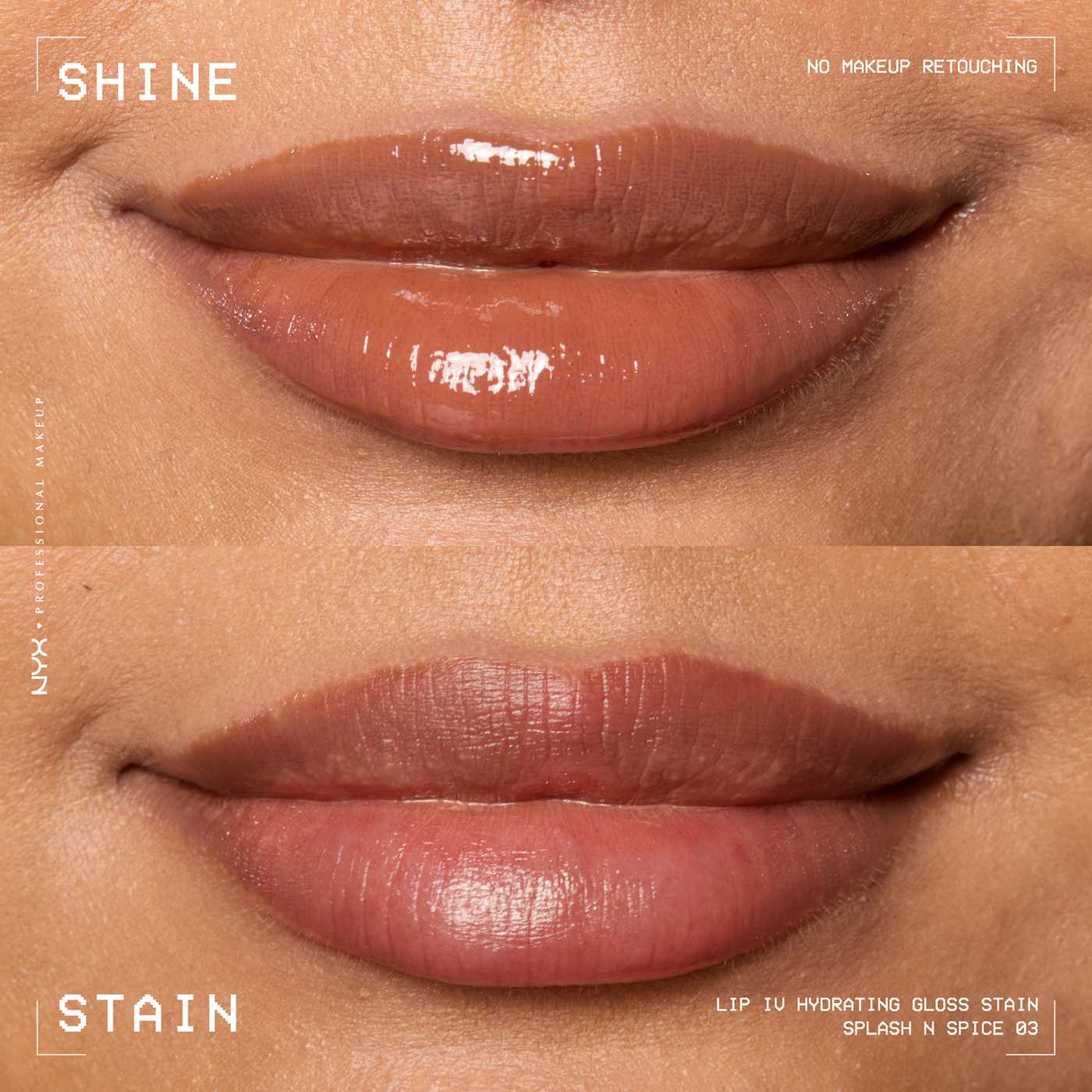 NYX Lip I.V. Hydrating Gloss Stain - Splash N Spice; image 2 of 5