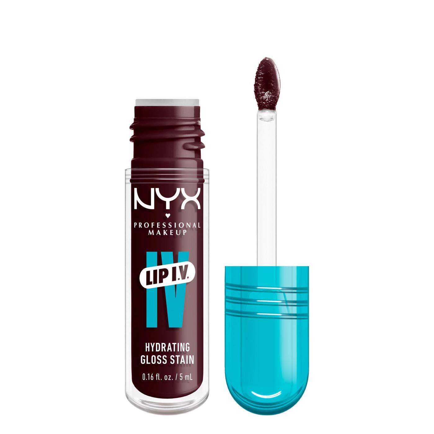 NYX Lip I.V. Hydrating Gloss Stain - Mauve N Moist; image 4 of 5