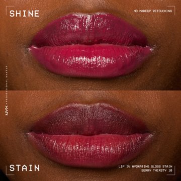 NYX Lip I.V. Hydrating Gloss Stain - Berry Thirsty