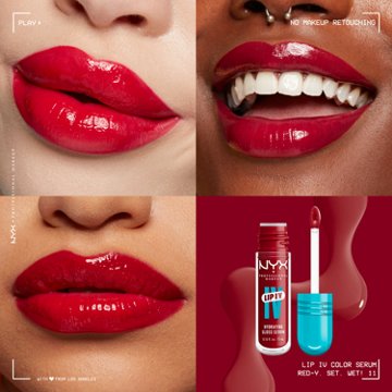NYX Lip I.V. Hydrating Gloss Stain - Red-y Set Wet