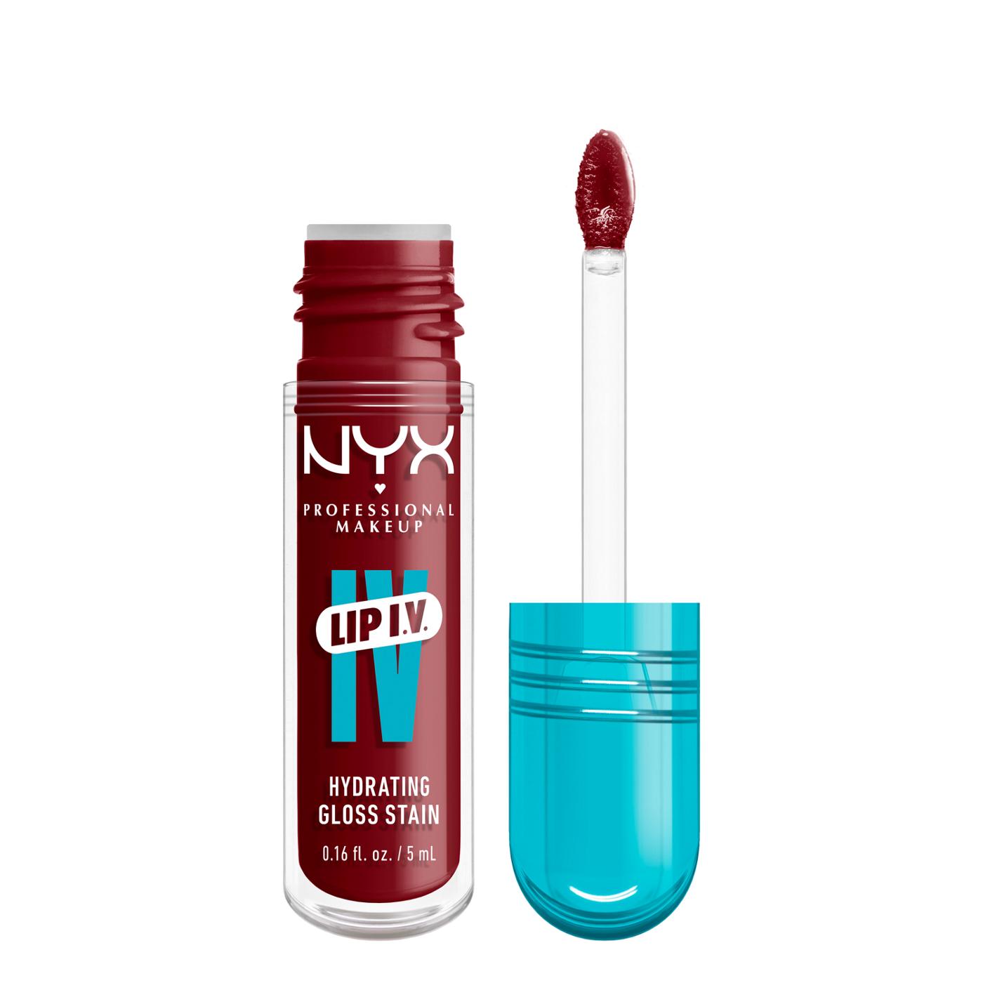 NYX Lip I.V. Hydrating Gloss Stain - Cranberry Splash; image 4 of 5