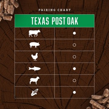 H-E-B 100% Hardwood-Blend Pellets - Post Oak, 30 lb