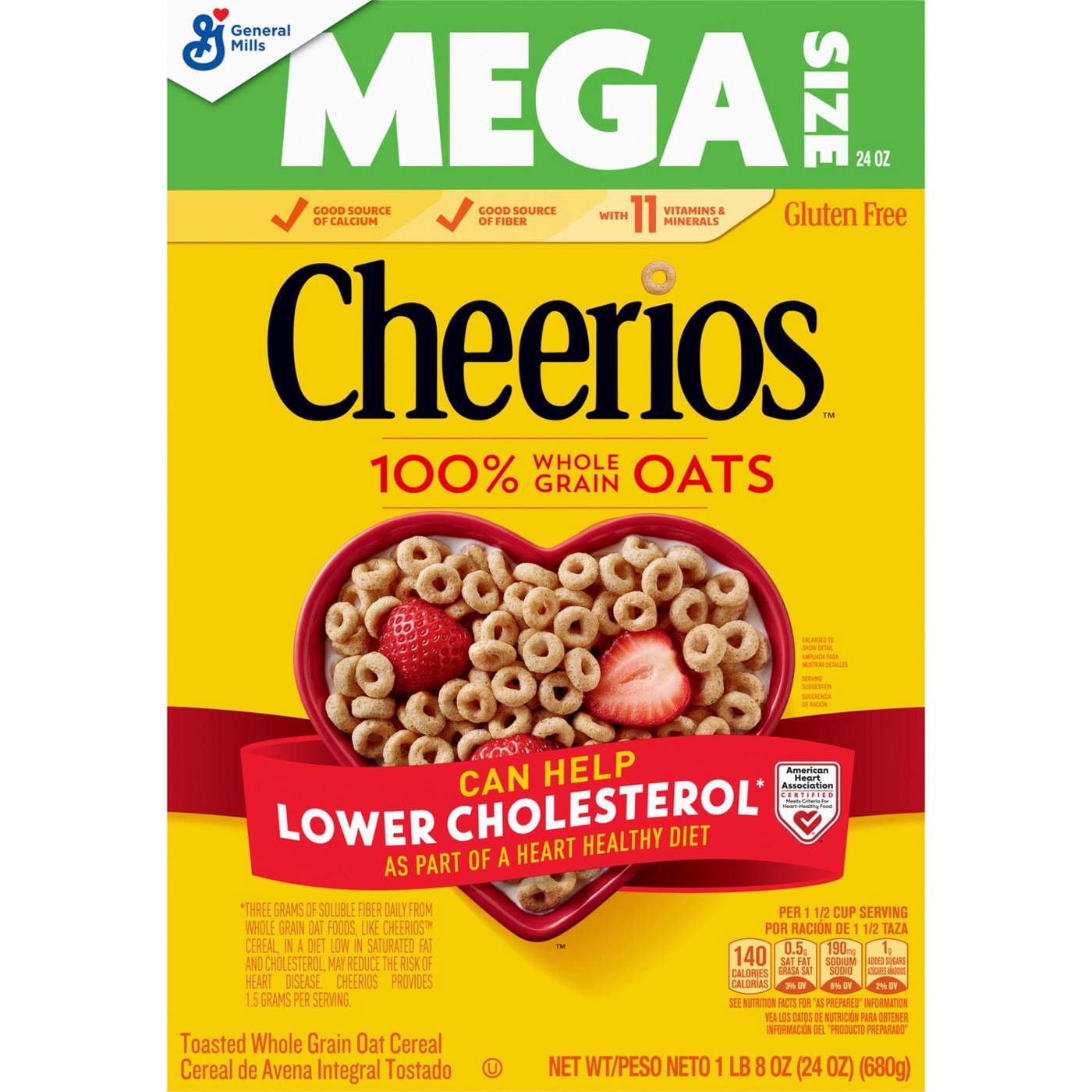 General Mills Cheerios Cereal Mega Size; image 1 of 4