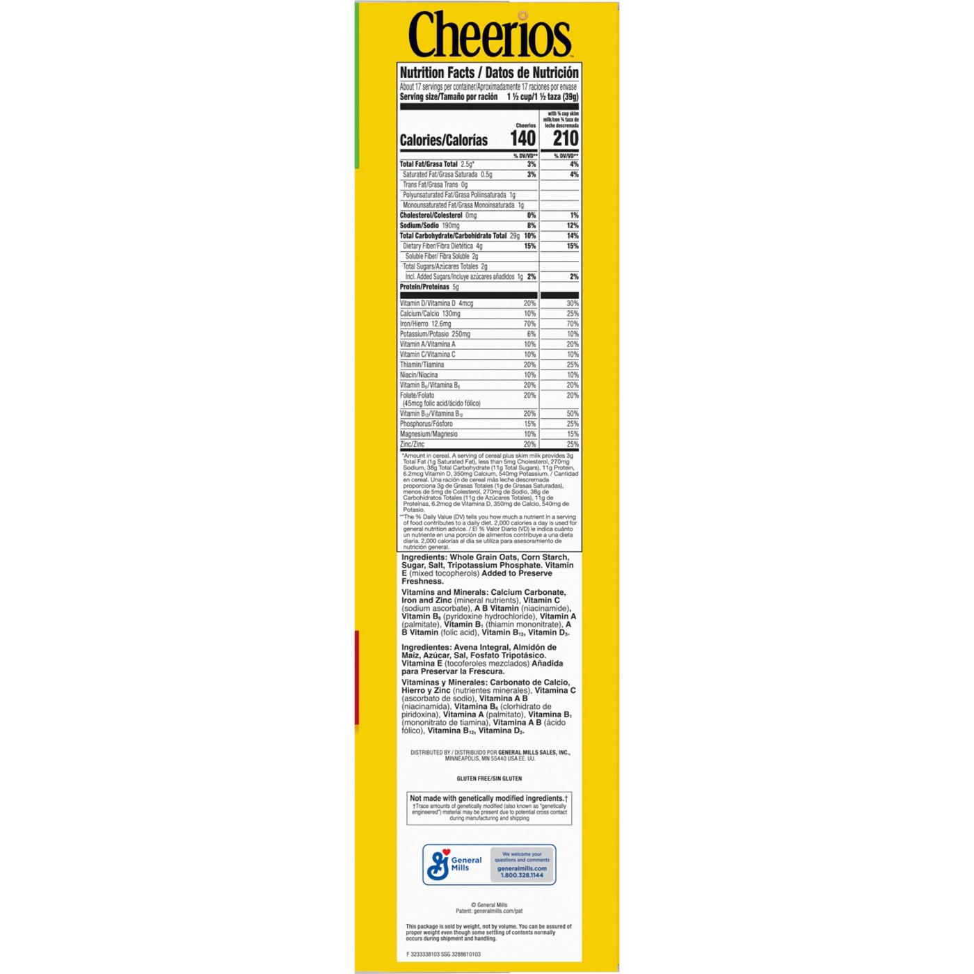 General Mills Cheerios Cereal Mega Size; image 4 of 4