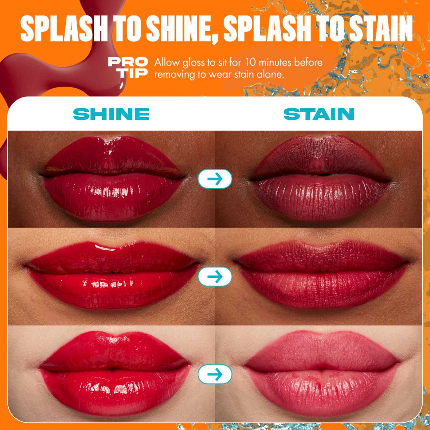 NYX Lip I.V. Hydrating Gloss Stain - Honey; image 2 of 5