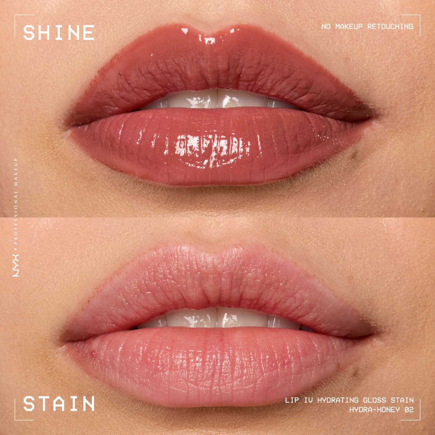 NYX Lip I.V. Hydrating Gloss Stain - Honey; image 5 of 5