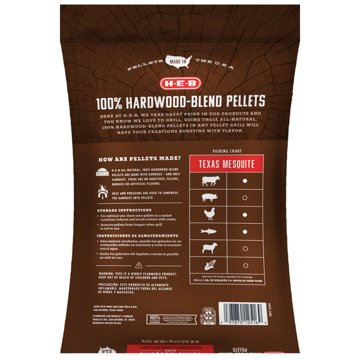 H-E-B 100% Hardwood-Blend Pellets - Texas Mesquite, 30 lb
