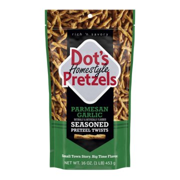 Dot's Homestyle Pretzels Parmesan Garlic Seasoned Pretzel Sticks