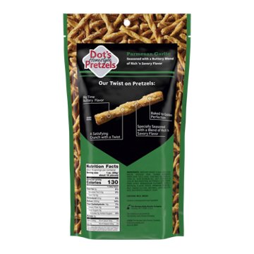 Dot's Homestyle Pretzels Parmesan Garlic Seasoned Pretzel Sticks
