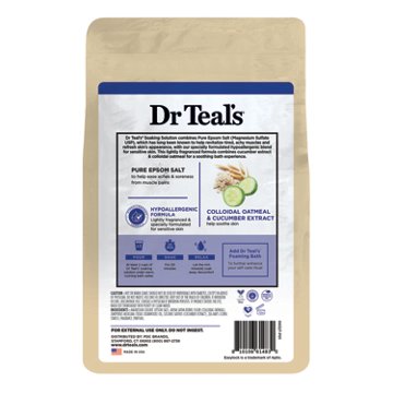 Dr Teal's Pure Epsom Salt Magnesium Soaking Solution - Sensitive Skin, 3 lb