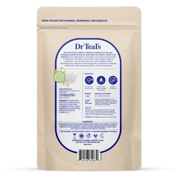 Dr Teal's Pure Epsom Salt Magnesium Soaking Solution - Sensitive Skin, 3 lb