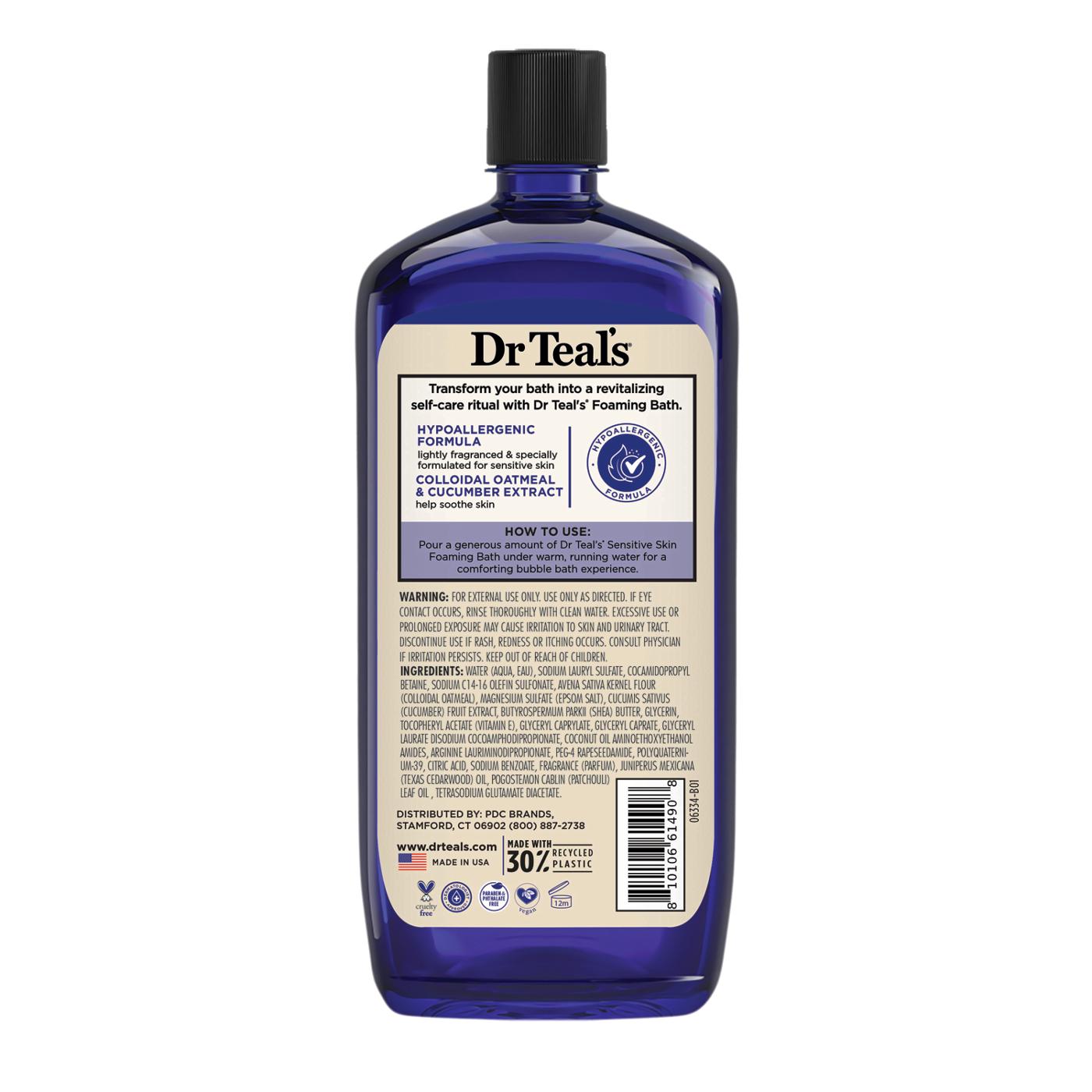 Dr Teal's Foaming Bath Pure Epsom Salt - Sensitive Skin; image 2 of 2
