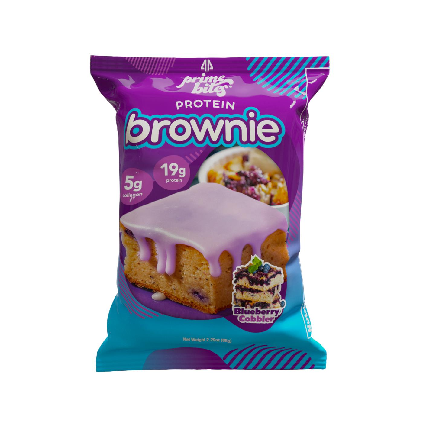 Prime Bites 19g Protein Brownie - Blueberry Cobbler; image 1 of 2